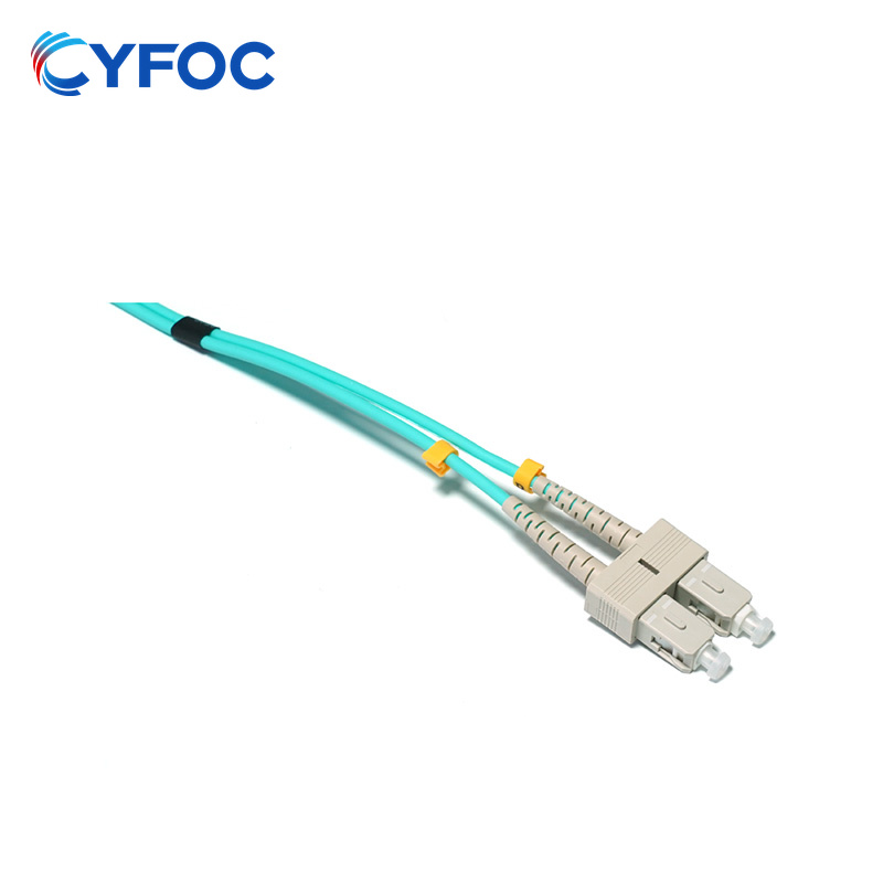OM3 LC-SC UPC Duplex LSZH 3.0mm Fiber Optic Patch Cord, 3m